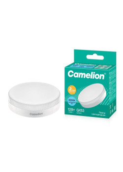 Лампа светодиодная LED12-GX53/845/GX53 12Вт 220В Camelion 12787