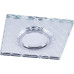 Светильник встраиваемый с LED подсветкой Feron CD984 потолочный MR16 G5.3 прозрачный, хром Светильник встраиваемый с LED подсветкой Feron CD984 потолочный MR16 G5.3 прозрачный, хром