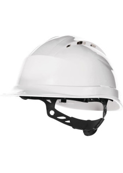 Каска защитная QUARTZ UP IV бел. с храповым механизмом с вентиляцией Delta Plus QUARUP4BC