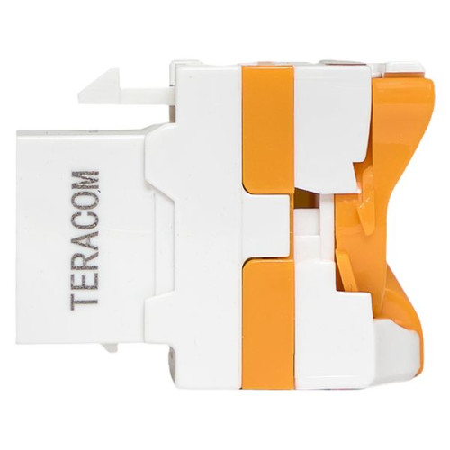 Модуль Keystone TERACOM CS Cat.6A неэкран. 110 IDC 180 град. самозажимной (Toolless) оранжевый