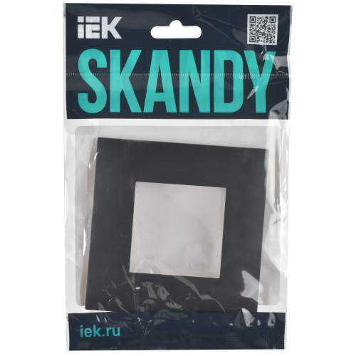 SKANDY Рамка 1-местная SK-F01G графит IEK SKANDY Рамка 1-местная SK-F01G графит IEK