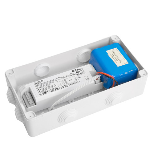 Блок аварийного питания для светильников Feron EK40 до 40W подключение Блок аварийного питания для светильников Feron EK40 до 40W подключение