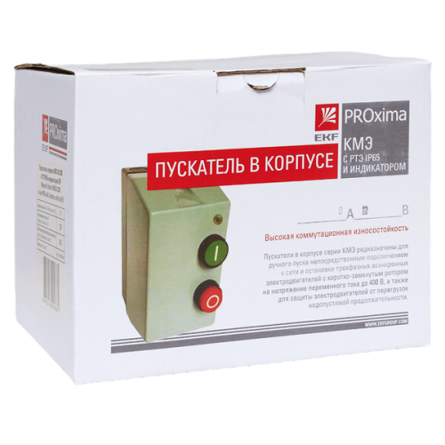 Пускатель ПМЛ-1 9А 1NO 230В AC с тепловым реле 0,63-1А в корпусе с индикацией IP65 EKF Пускатель ПМЛ-1 9А 1NO 230В AC с тепловым реле 0,63-1А в корпусе с индикацией IP65 EKF