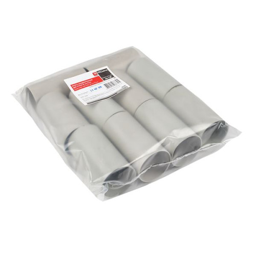 Муфта соединительная для трубы (50 мм) (10 шт) серая EKF-Plast Муфта соединительная для трубы (50 мм) (10 шт) серая EKF-Plast