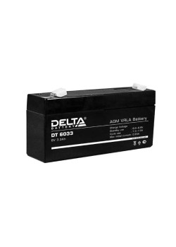 Аккумулятор ОПС 6В 3.3А.ч Delta DT 6033