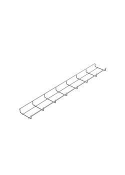 Лоток проволочный 100х35 L3000 сталь 4мм PL35-100-3000 оцинк. КМ LO0650