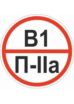 Знак пластик 