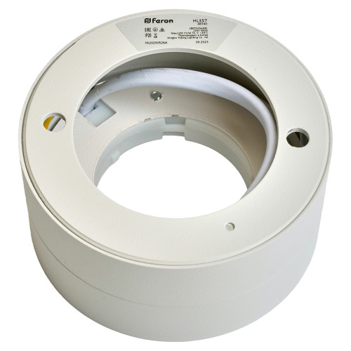 Светильник потолочный Feron HL357 12W, 230V, GX53, белый Светильник потолочный Feron HL357 12W, 230V, GX53, белый