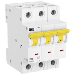 Автоматический выключатель M10N 3P D 16А MASTER IEK