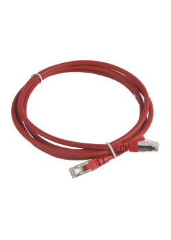 Шнур коммутационный RJ 45 - категория 6a - S/FTP - LSZH - экранированный - 2 м - красный