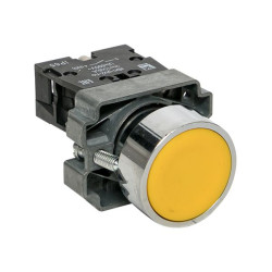 Кнопка BA51 желтая NO IP65 EKF