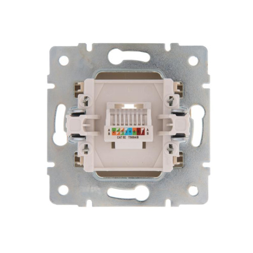 Розетка компьютерная 1-м СП Karina RJ45 механизм крем. LEZARD 707-0388-139 Розетка компьютерная 1-м СП Karina RJ45 механизм крем. LEZARD 707-0388-139