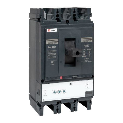 ВА-99C 630/630А 3P 45кА с электронным расцепителем EKF