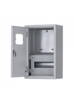 Корпус мет. учетный нав. 400х250х160 1-фазный 9 мод. IP31 ЩРУН-1/9