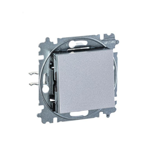 Выключатель 1-кл. СП Levit IP20 серебр./дым. черн. ABB 2CHH590145A6070 Выключатель 1-кл. СП Levit IP20 серебр./дым. черн. ABB 2CHH590145A6070