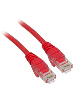 Патч-корд Lanmaster LAN-PC45/U5E-2.0-RD UTP RJ-45 вил.-вилка RJ-45 кат.5E 2м красный LSZH (уп.:1шт)