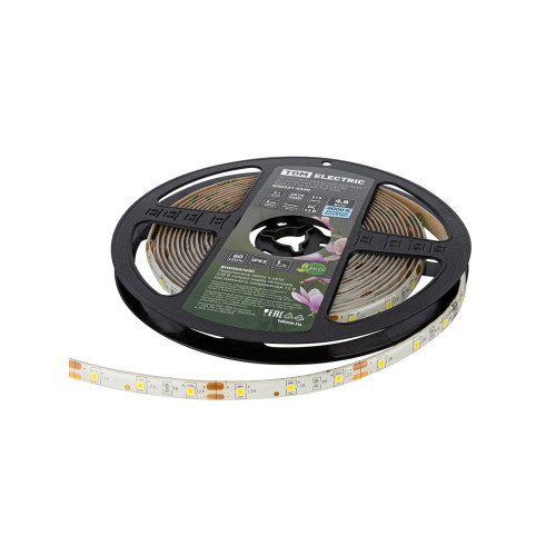 Лента светодиодная SMD2835-60 LED/м-IP65-12 В-4,8 Вт/м-4000 К (5 м) блистер TDM Лента светодиодная SMD2835-60 LED/м-IP65-12 В-4,8 Вт/м-4000 К (5 м) блистер TDM