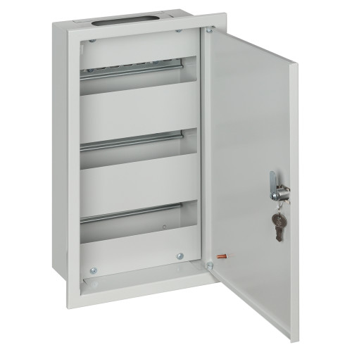 Корпус металлический ЩРВ-36, 475х280х120 мм, IP31, RAL7035 светло-серый LITE