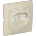 KVARTA Розетка 2-местная компьютерная RJ45 кат.5е РК12-ККм кремовый GENERICA KVARTA Розетка 2-местная компьютерная RJ45 кат.5е РК12-ККм кремовый GENERICA