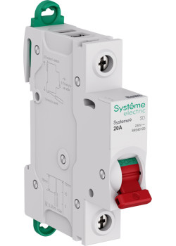 Systeme9 Выключатель нагрузки (ВН) 1P 20A 230В