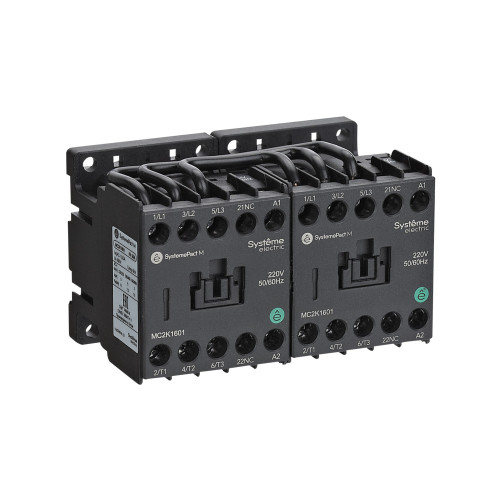 РЕВЕРСИВНЫЙ КОНТАКТОР MC2K 9A 1НЗ AC24V 50/60Hz