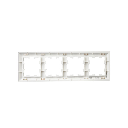 BRITE Рамка 4-местная РУ-4-Бр белый/белый IEK BRITE Рамка 4-местная РУ-4-Бр белый/белый IEK