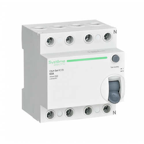 City9 Set ВДТ 63А 4P 300мА Тип-AC 400В