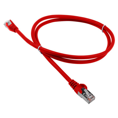 Патч-корд Lanmaster LAN-PC45/S5E-0.5-RD FTP вилка RJ-45-вилка RJ-45 кат.5е 0.5м красный LSZH (уп.:1шт)