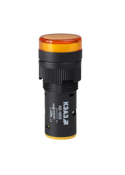 Лампа AD16DS(LED) матрица D16мм желтый 110В AC/DC-КЭАЗ