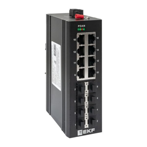 Промышленный неуправляемый коммутатор U-8GX/SFP-8GT TSX EKF
