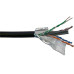 Кабель информационный Lanmaster LAN-6EUTP-WP-OUT кат.6 UTP 4 пары 23AWG PE внешний 305м черный Кабель информационный Lanmaster LAN-6EUTP-WP-OUT кат.6 UTP 4 пары 23AWG PE внешний 305м черный