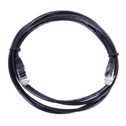 Патч-корд Lanmaster TWT-45-45-0.5-BK UTP RJ-45 вил.-вилка RJ-45 кат.5E 0.5м черный ПВХ (уп.:1шт)