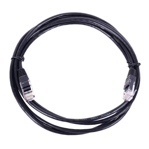 Патч-корд Lanmaster TWT-45-45-0.5-BK UTP RJ-45 вил.-вилка RJ-45 кат.5E 0.5м черный ПВХ (уп.:1шт)