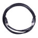 Патч-корд Lanmaster TWT-45-45-0.5-BK UTP RJ-45 вил.-вилка RJ-45 кат.5E 0.5м черный ПВХ (уп.:1шт)