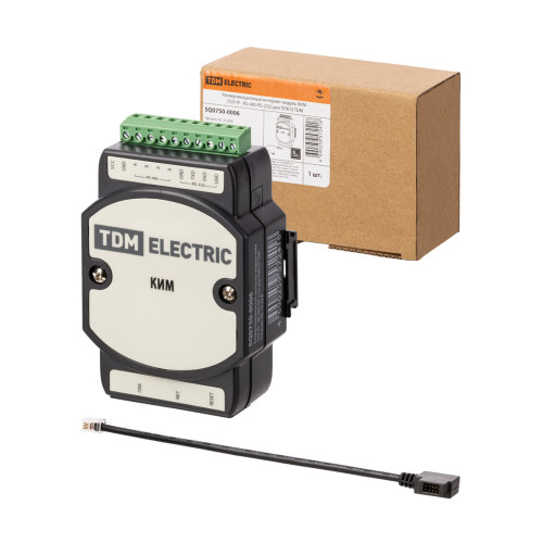 Коммуникационный интернет-модуль КИМ (TCP/IP - RS-485/RS-232) для ПЛК12 TDM