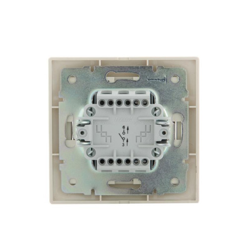 Выключатель 1-кл. СП Mira 10А IP20 со вставкой крем. LEZARD 701-0303-100 Выключатель 1-кл. СП Mira 10А IP20 со вставкой крем. LEZARD 701-0303-100