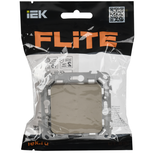 FLITE Выключатель 1-клавишный проходной 10А ВС61-1-0-ФлШ шампань IEK FLITE Выключатель 1-клавишный проходной 10А ВС61-1-0-ФлШ шампань IEK