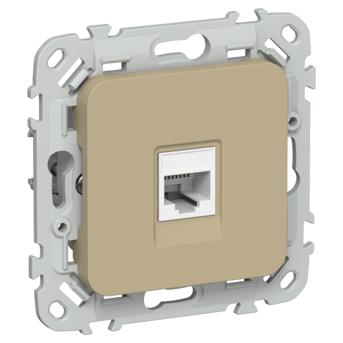 FLITE Розетка компьютерная RJ45 категория 6 UTP РК6-1-0-ФлХ хаки IEK