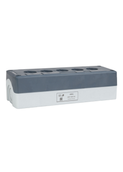 Корпус кнопочного поста OptiSignal D22 A5-BD-5 5 отв XALD05