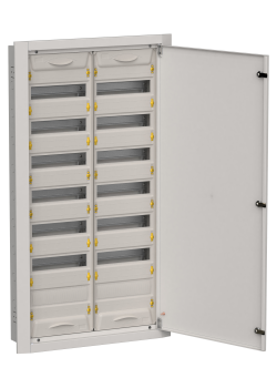 TITAN 5 Корпус металлический ЩРв-168 (2х84) 1130х625х130мм IP31 серый (одна дверь) IEK