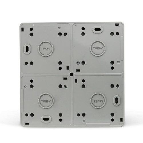 Розетка 4-м ОП Nix 16А IP54 250В с заземл. с крышкой сер. TOKOV ELECTRIC TKE-NX-R4Z-C06-IP54 Розетка 4-м ОП Nix 16А IP54 250В с заземл. с крышкой сер. TOKOV ELECTRIC TKE-NX-R4Z-C06-IP54