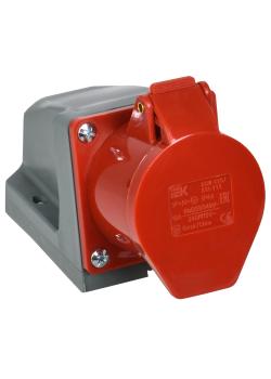 Розетка стационарная CCИ-115 3Р+РЕ+N 16А 380-415В IP44 IEK