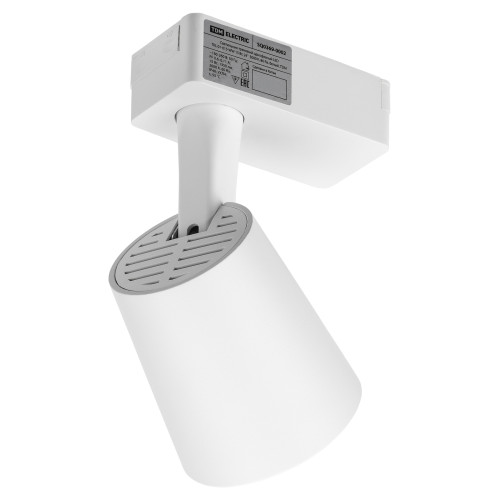 Светильник трековый однофазный LED TRL-01-015-WW 15 Вт, 24°, 3000 К, 80 Ra, белый, TDM Светильник трековый однофазный LED TRL-01-015-WW 15 Вт, 24°, 3000 К, 80 Ra, белый, TDM