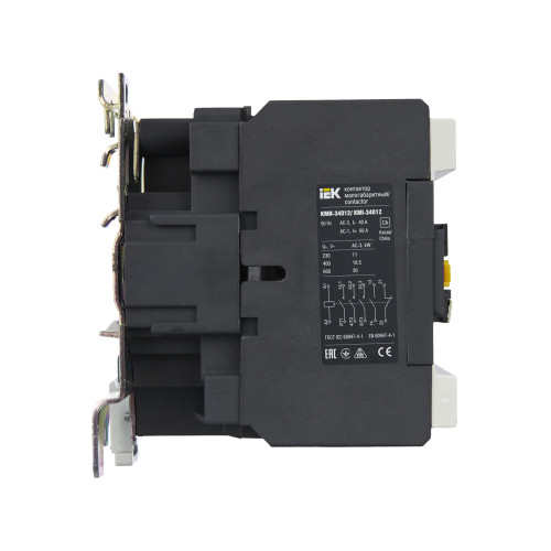 Контактор КМИ-34012 40А 400В/АС3 1NO;1NC IEK Контактор КМИ-34012 40А 400В/АС3 1NO;1NC IEK