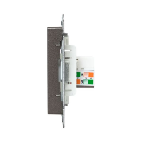 Механизм роз., RJ45 (cat5), мокко., Эпика EKF