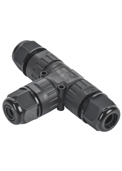 Коннектор кабельный герметичный WTP-306 3 PIN IP68 IEK