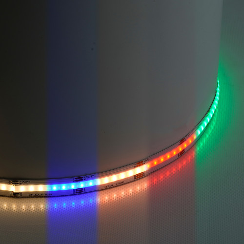Лента светодиодная  784SMD(2110)/ 19Вт/м 24V 5000*12*2.3мм RGB+3000К, IP20, LS537 FERON