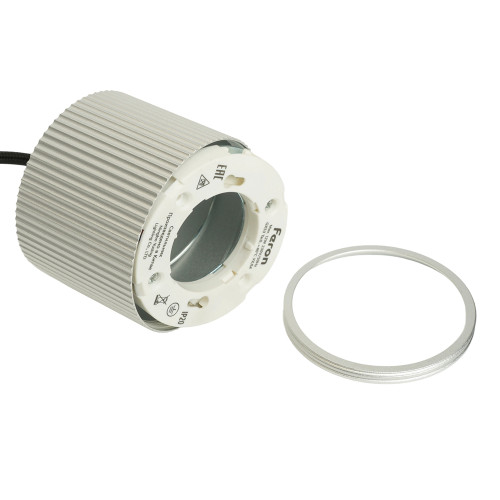 Светильник потолочный Feron Barrel HL4588 ARIA levitation 12W, 230V, GX53, серебро + черный, на подвесе 1,7 м Светильник потолочный Feron Barrel HL4588 ARIA levitation 12W, 230V, GX53, серебро + черный, на подвесе 1,7 м