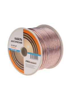 Кабель Stereo 2х1.0 BLUE LINE бухта (м) PROCONNECT 01-6205-6