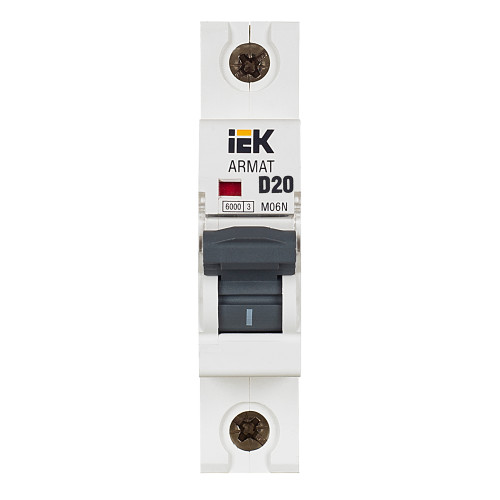 ARMAT Автоматический выключатель M06N 1P D 20А IEK